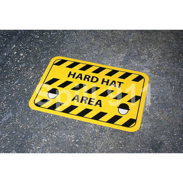 Hard Hat Area Floor Marker- Model FM09